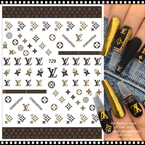 louis vuitton stickers voor nagels|Amazon.com: Louis Vuitton Nails Stickers.